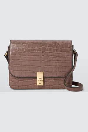 John Lewis Smooth Leather Flapover Crossbody Bag