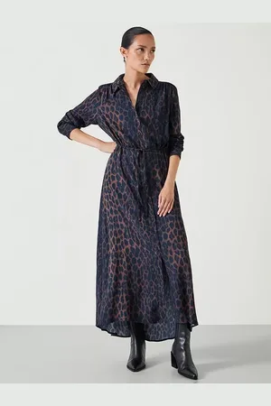 Hush Puppies Rosey Leopard Print Midi Dress
