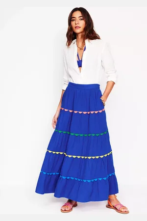 Boden Nadia Double Cloth Maxi Skirt