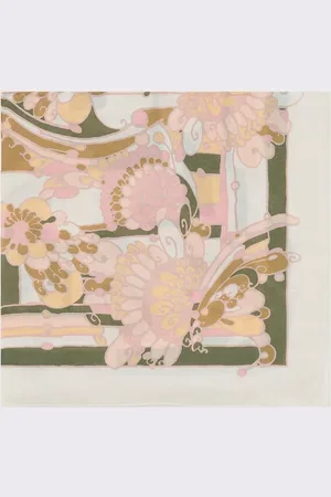 Gerard Darel Oliana Floral Pure Silk Scarf