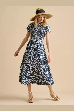 Brakeburn Ikat Shirt Maxi Dress