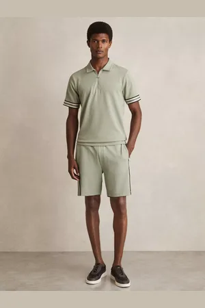 Reiss Bristol Stripe Short Sleeve Polo Shirt