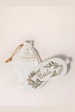 ELIZABETH SCARLETT Olive Branch Bride Eye Mask