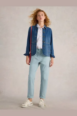 White Stuff Twister Organic Cotton Rich Chino Trousers