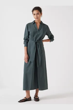 Hush Puppies Maya Tie Front Midi Dress