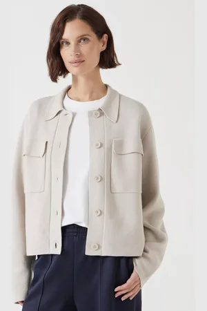 Hush Puppies Knitted Button Shirt Jacket