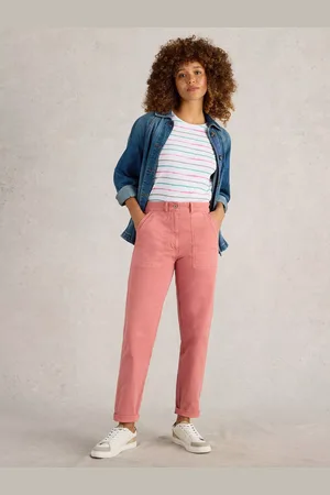 White Stuff Twister Organic Cotton Rich Chino Trousers