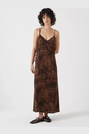 Hush Puppies Leopard Print Strappy Slip Dress