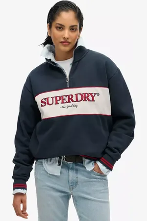 Superdry Country Club 1/2 Zip Hoodie
