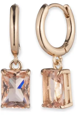 Ralph Lauren Mabel Huggie Drop Earrings, Pink/Gold