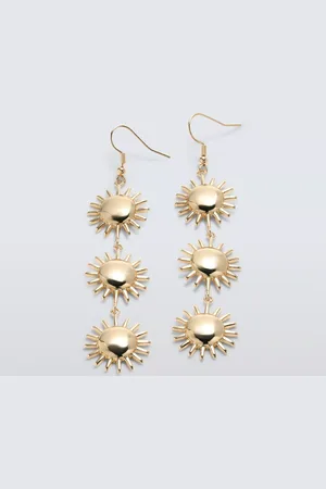 John Lewis Three Suns Long Earrings