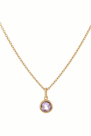 Auree Bilbao Birthstone Pendant Necklace
