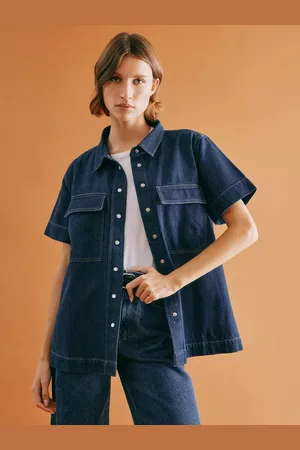 Albaray Pockets Short Sleeve Denim Shirt