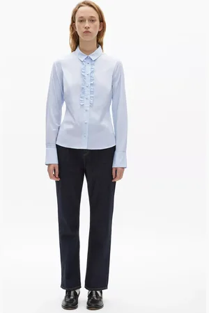 The Kooples Ruffle Front Shirt