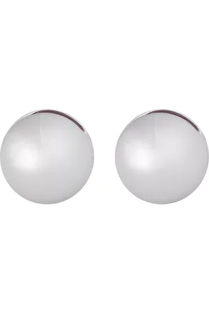 Reiss Pollie Polished Ball Huggie Hoop Earrings