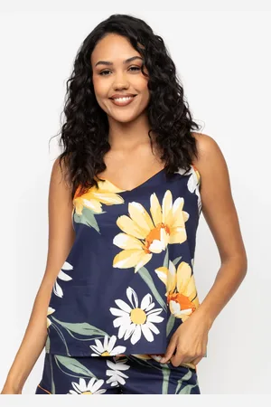 Cyberjammies Georgina Floral Print Camisole Pyjama Top