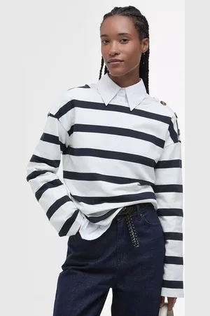 Barbour Caroline Striped Cotton Sweatshirt