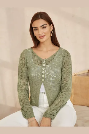 Yumi Flower Crochet Cardigan