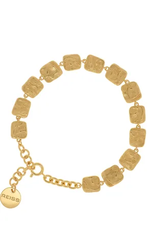 Reiss Millie Molten Square Chain Bracelet