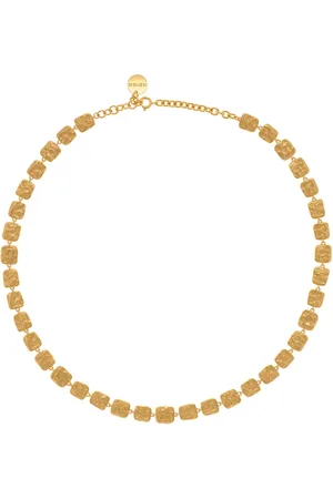 Reiss Mila Molten Square Chain Necklace