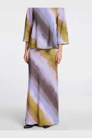 SELECTED Gafrid Diagonal Stripe Skirt