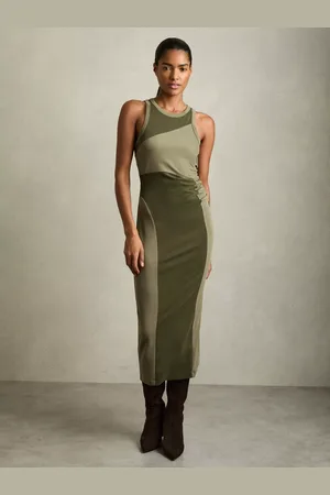 Reiss Ava Blocked Jersey Bodycon Dress