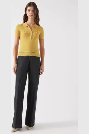 L.K. Bennett Fiona Floral Embroidered Top