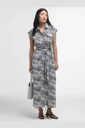 Barbour Romy Monochrome Maxi Dress