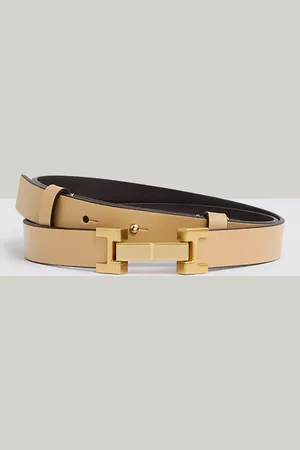 Reiss Hayley Skinny Leather Belt