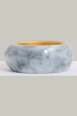 Reiss Ciara Curve Marble Bangle