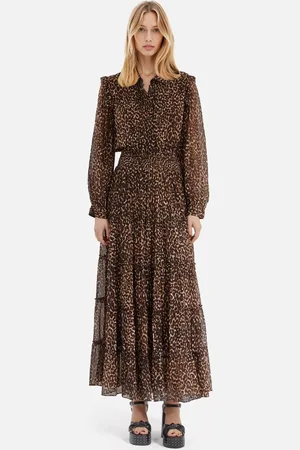 The Kooples Leopard Print Maxi Dress