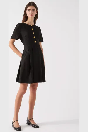 L.K. Bennett Lydia Pure Linen Dress