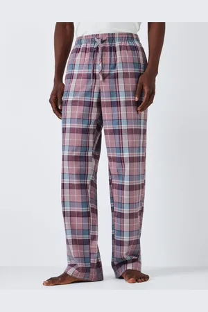 John Lewis Organic Cotton Check Pyjama Trousers