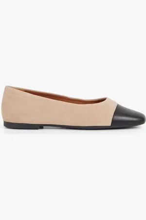 Vagabond Jolin Suede Ballet Pumps, Safari Black