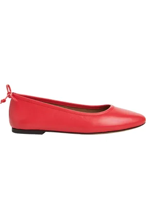 Flattered Pat Leather Ballerina Pumps