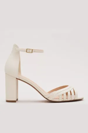 Phase Eight Block Heel Lattice Sandals