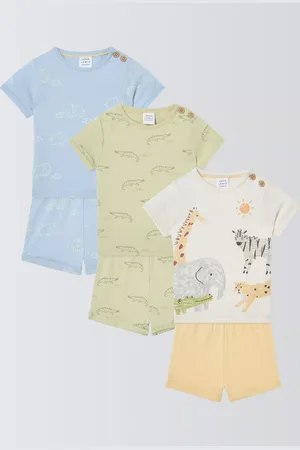 John Lewis Baby T-Shirt and Shorts Set, Pack of 3