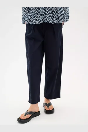 INWEAR Sinikka Cropped Loose Fit Trousers