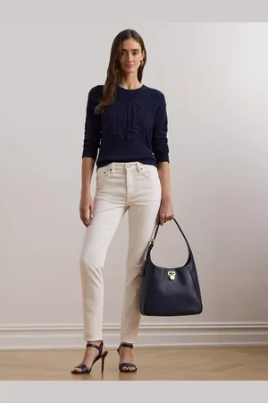 Ralph Lauren Lauren High Rise Skinny Ankle Jeans