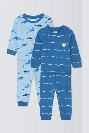 John Lewis Baby Under The Sea Friends Pyjamas, Pack of 2