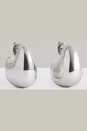 Reiss Calla Curve Scoop Earrings