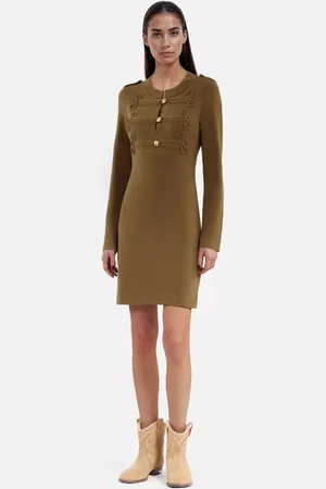 The Kooples Military Bodycon Wool Blend Dress