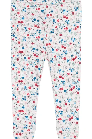 Petit Bateau Baby Cotton Floral Leggings