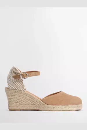 Barbour Elder Suede Wedge Heel Espadrilles