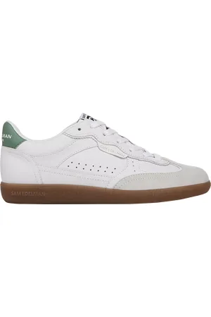 Sam Edelman Kallen Leather Blend Lace Up Trainers