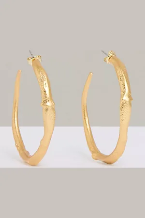 Reiss Molly Molten Hoop Earrings