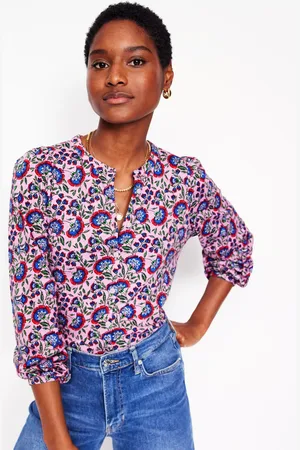 Boden Marina Floral Jersey Shirt