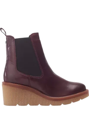 Moda In Pelle Audyn Leather Wedge Heel Ankle Boots