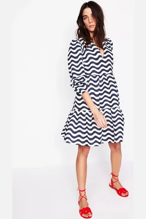 Boden Esme Stripe Pure Linen Mini Dress