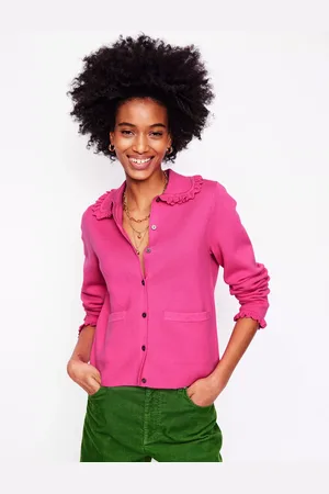 Boden Jessie Frill Collar Cardigan